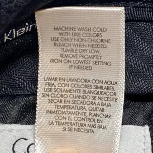 Calvin Klein Women's Half Zip Large White Black Stripe Gold CK Logo Buttons GUC - Picture 10 of 13